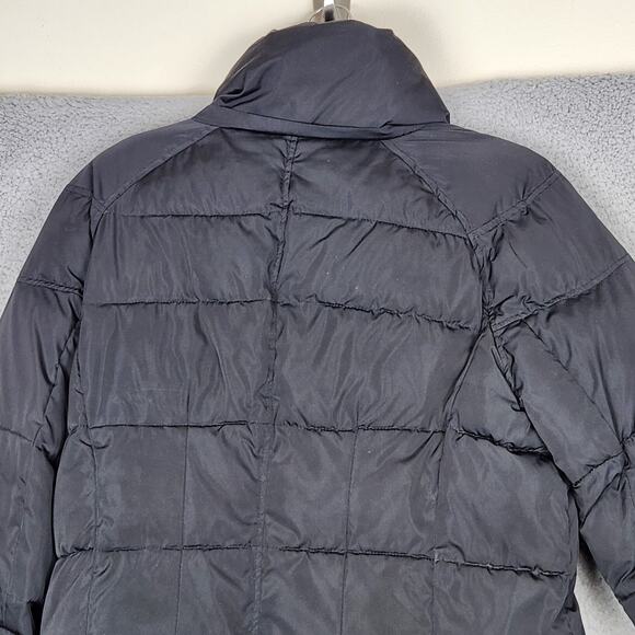 RAINFOREST Puffer Jacket Womens Large Black Softshell Lined Filled Zip Pockets - Picture 9 of 16